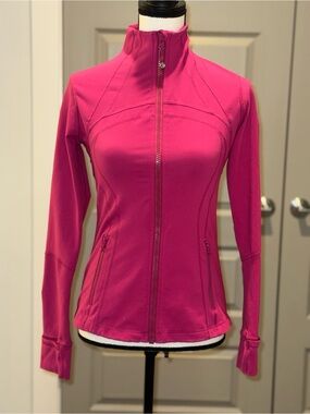 lululemon athletica Hot Pink Full-Zip Define Jacket